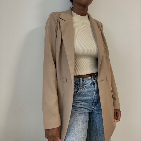 Taupe Blazer - Picture 6 of 9